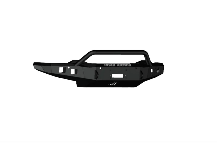 The Road Armor Stealth 3242F4B front bumper provides maximum offroad strength and bold styling for 2024-2026 Chevy Silverado 2500/3500