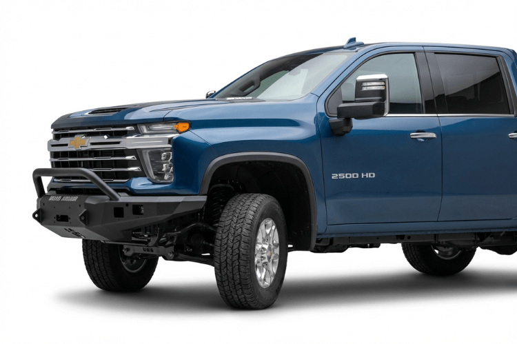 The Road Armor Stealth 3242F4B front bumper provides maximum offroad strength and bold styling for 2024-2026 Chevy Silverado 2500/3500