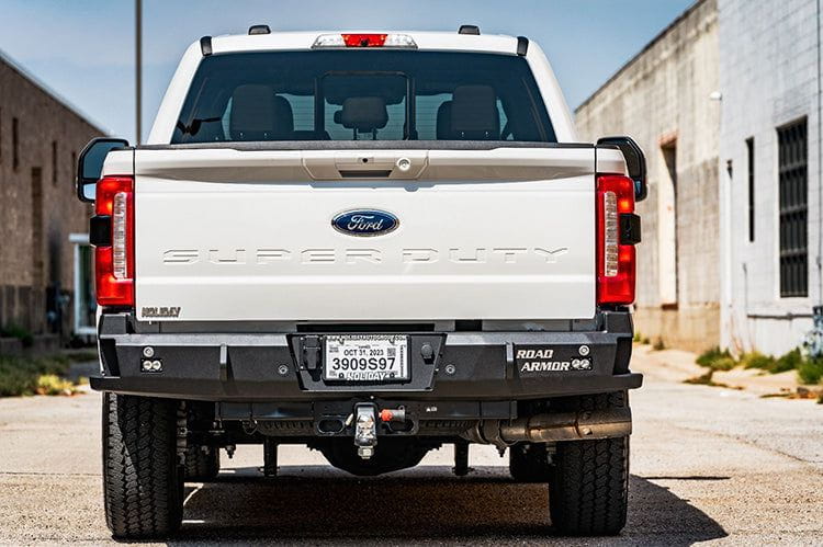 Road Armor Stealth 6232R0B 2023-2025 Ford F450 Superduty Rear Bumper Winch Ready