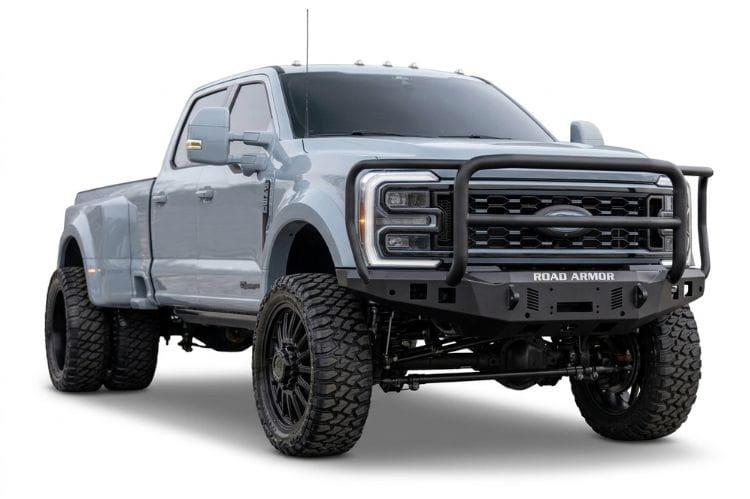 Road Armor Stealth front bumper Lonestar guard 6234F5B for 2023-2026 Ford F450/F550 Superduty durable road armor lonestar bumper
