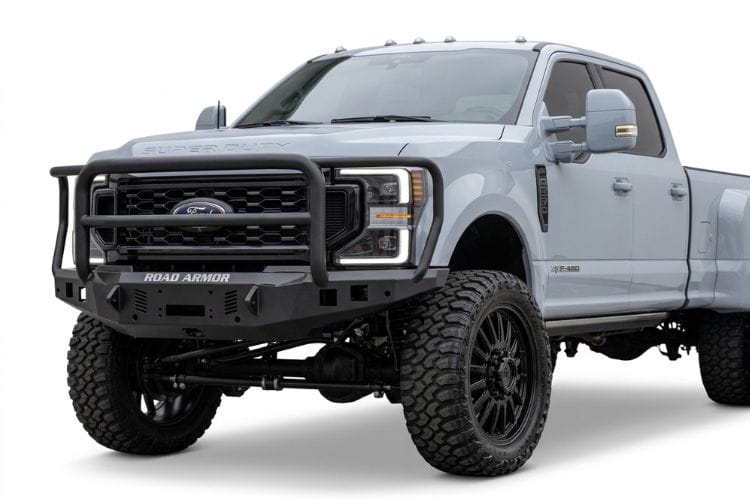 Road Armor Stealth front bumper Lonestar guard 6234F5B for 2023-2026 Ford F450/F550 Superduty durable road armor lonestar bumper