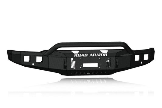 Road Armor Stealth front winch bumper 6241F4B for 2024-2026 Ford F150 Pre-Runner Guard textured black stealth front winch bumper