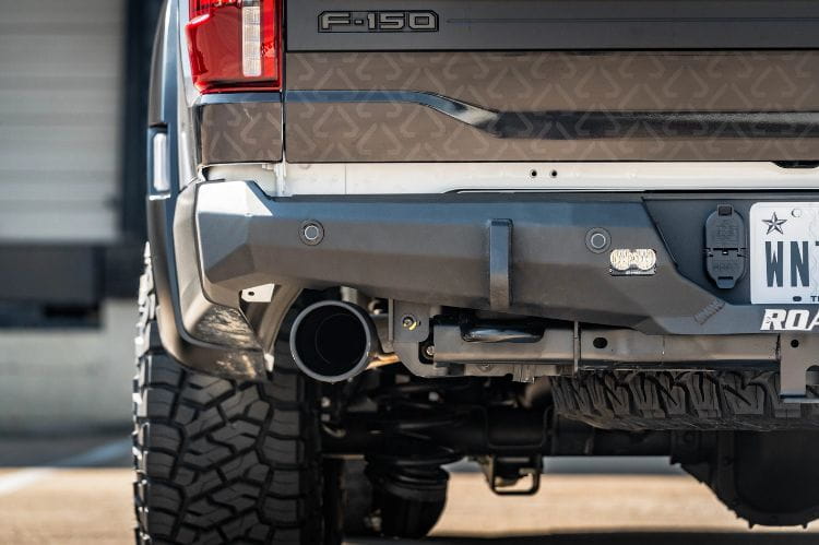 Road Armor Stealth rear bumper 6221R0B for 2021-2026 Ford Raptor durable Road Armor Stealth bumper black protection