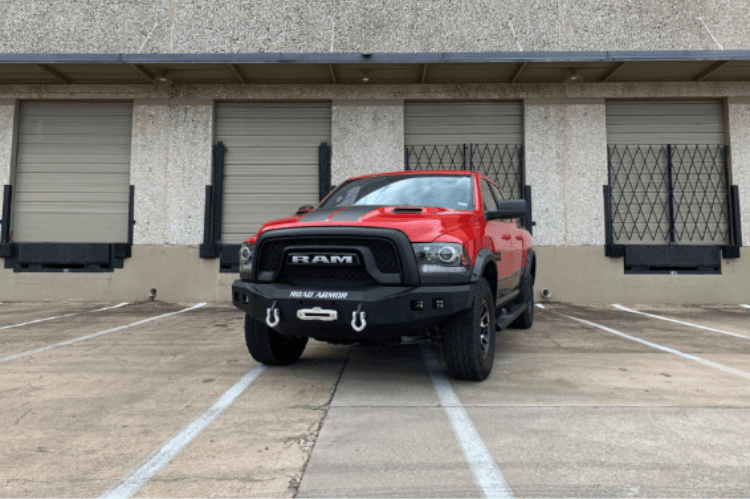  Road Armor Stealth winch bumper for Ram Rebel – tough Road Armor front bumper upgrade