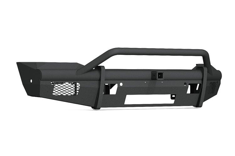 Road Armor Vaquero 4192VF24B 2019-2024 Dodge Ram 2500/3500 Front Bumper Non Winch Pre-Runner Guard with 2" Receiver