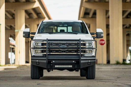 Road Armor Vaquero 6232VF6B 2023-2025 Ford F250/F350 Superduty Front Bumper Non-Winch Full Guard Texture Black