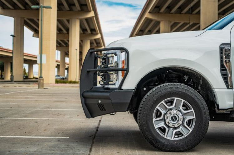 Road Armor Vaquero 6232VF6B 2023-2025 Ford F450/F550 Superduty Front Bumper Non-Winch Full Guard Texture Black