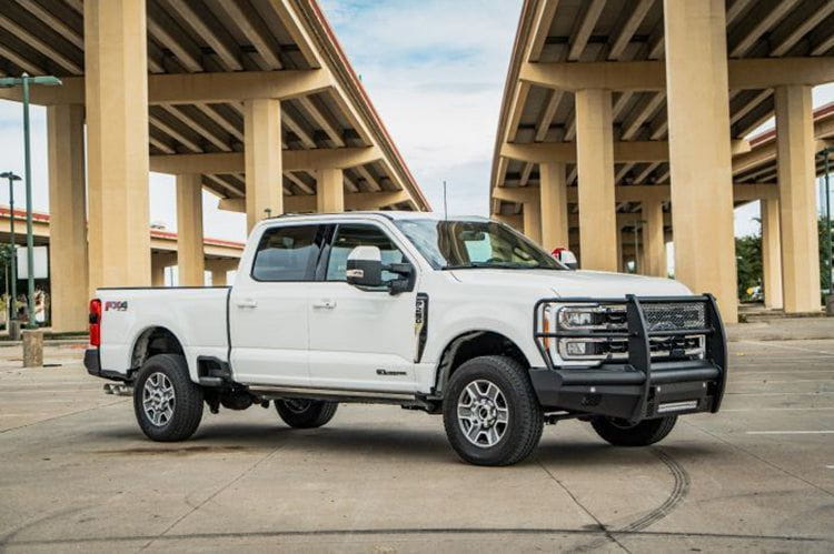 Road Armor Vaquero 6232VF6B 2023-2025 Ford F450/F550 Superduty Front Bumper Non-Winch Full Guard Texture Black