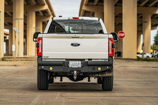 Road Armor Vaquero 6232VR0B 2023-2025 Ford F450 Superduty Rear Bumper Non-Winch Black Finish