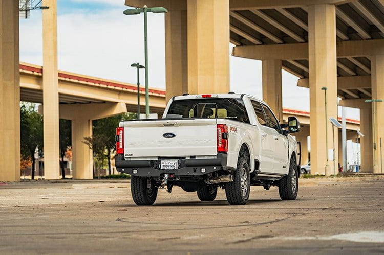 Road Armor Vaquero 6232VR0B 2023-2025 Ford F450 Superduty Rear Bumper Non-Winch Black Finish