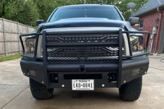 Road Armor Vaquero front bumper 410VF26B for 2010-2018 Ram 2500/3500 non winch full guard durable road armor bumper