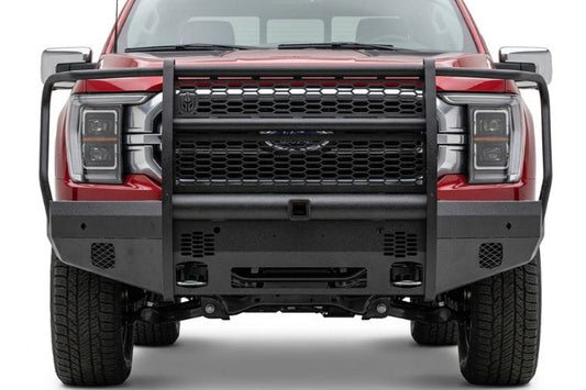 Road Armor Vaquero front bumper 6241VF26B for 2024–2026 Ford F150, non winch full guard with 2-inch receiver