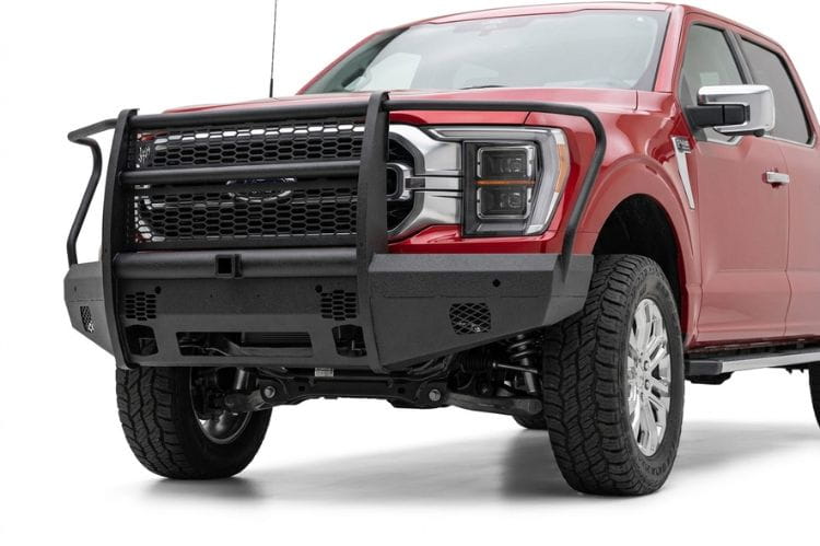 Road Armor Vaquero front bumper 6241VF26B for 2024–2026 Ford F150, non winch full guard with 2-inch receiver