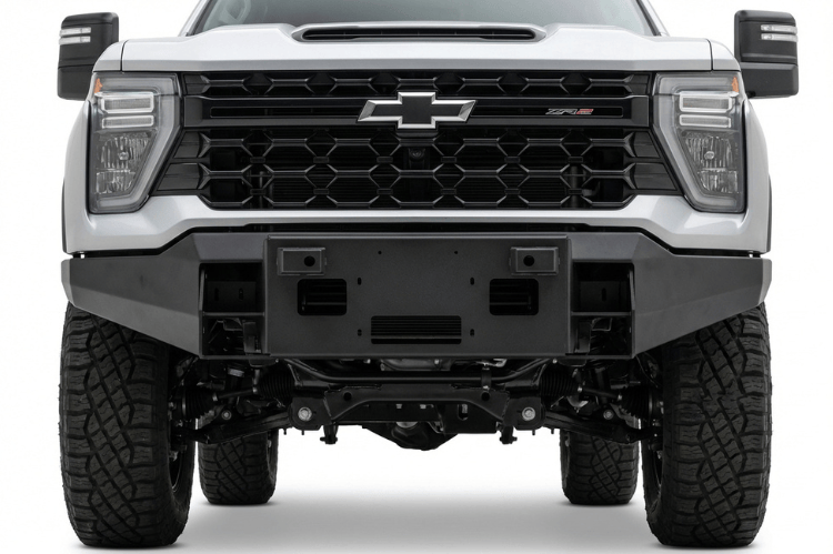 Road Armor winch plate accessory 3242VF-WPB for Vaquero front bumper on 2024–2026 Chevy Silverado 2500/3500