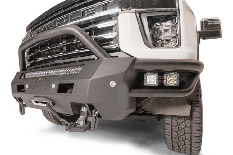 Smittybilt 613822 Chevy Silverado 2500/3500 2020-2023 Adventure Series Front Bumper Winch Ready