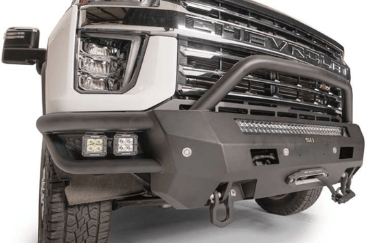 Smittybilt 613822 Chevy Silverado 2500/3500 2020-2023 Adventure Series Front Bumper Winch Ready