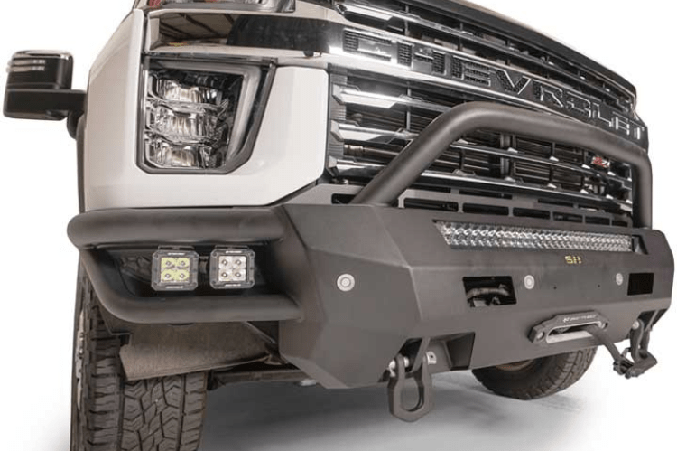 Smittybilt 613822 Chevy Silverado 2500/3500 2020-2023 Adventure Series Front Bumper Winch Ready