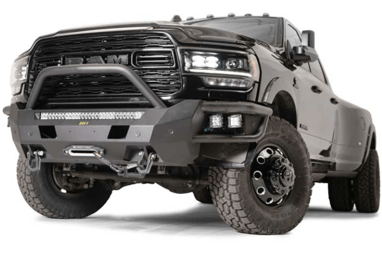 Smittybilt 613803 Dodge Ram 2500/3500 2019-2023 Adventure Series Front Bumper Winch Ready