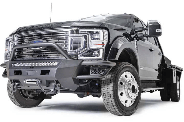 Smittybilt 613831 Ford F250/F350 Superduty 2017-2022 Adventure Series Front Bumper Winch Ready