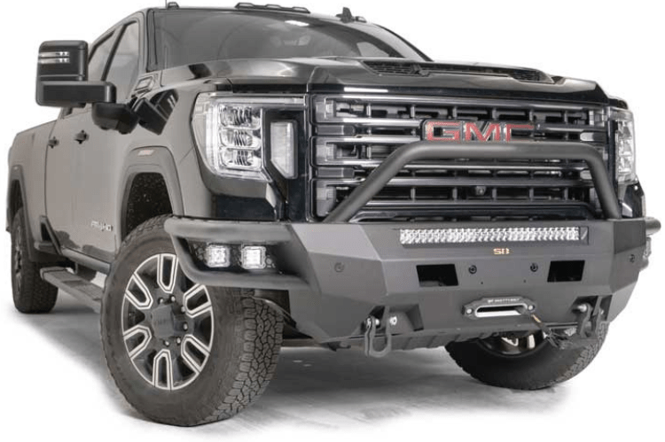 Smittybilt 613825 GMC Sierra 2500/3500 2020-2023 Adventure Series Front Bumper Winch Ready