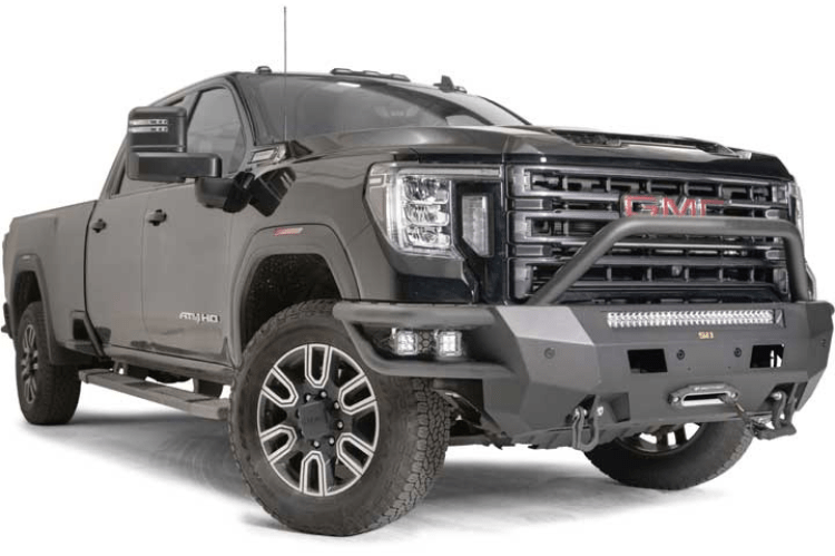 Smittybilt 613825 GMC Sierra 2500/3500 2020-2023 Adventure Series Front Bumper Winch Ready