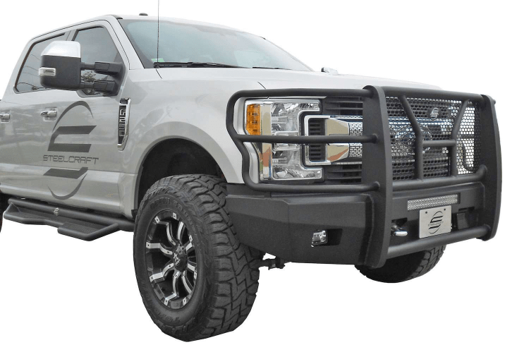 Steelcraft Elevation HD Front Bumper Ford F450/F550 Superduty 2017-2020 60-11380CC Supports Front Emblem Camera & Adaptive Cruise Control