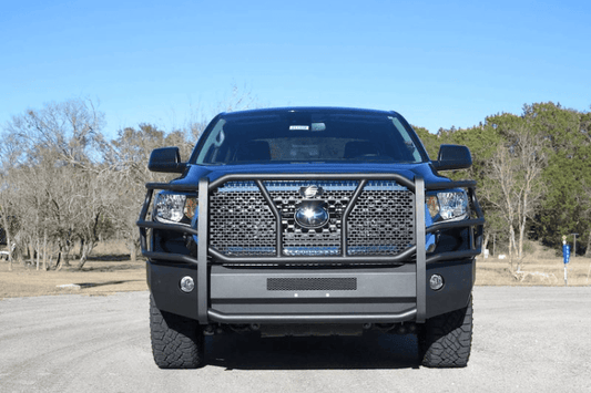 Steelcraft front bumper replacement 60-13380C for 2014–2021 Toyota Tundra, aftermarket steel bumper for rugged front-end protection.