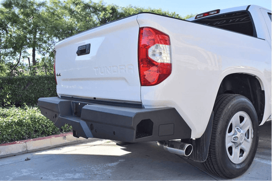 Steelcraft Elevation rear bumper 65-23380 for 2014–2021 Toyota Tundra, steel rear bumper replacement offering rugged protection.