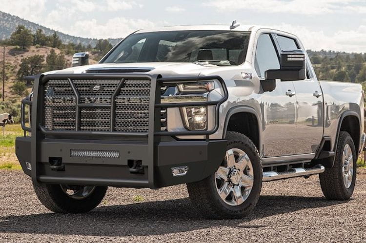 Steelcraft Elevation aluminum front bumper AL60-10447C for 2020-2023 Chevy Silverado 2500HD/3500HD durable aluminum bumper