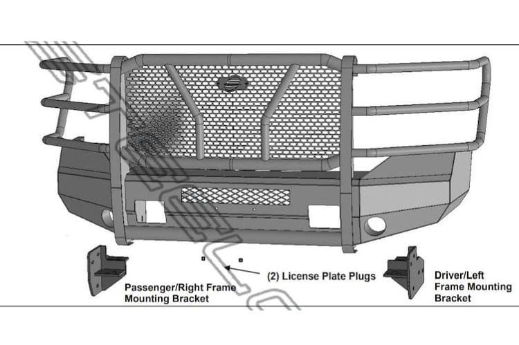 Steelcraft Elevation aluminum front bumper AL60-11370 for 2011-2016 Ford F450/F550 Super Duty durable Steelcraft bumper