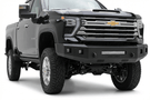 Steelcraft Fortis steel front bumper 71-10444 installed on 2024–2026 Chevy Silverado 2500/3500 truck