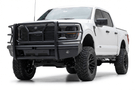 Steelcraft HD front bumper grille guard HD11440RCC installed on a 2024–2025 Ford F-150 truck