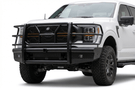 Steelcraft HD front bumper grille guard HD11440RCC installed on a 2024–2025 Ford F-150 truck