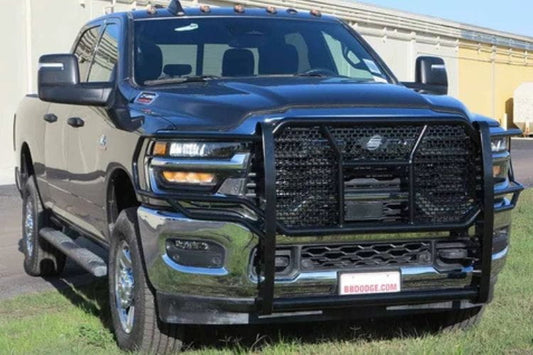 Steelcraft HD grille guard 50-2285C for 2019-2026 Ram 2500/3500 durable heavy duty steel grille guard black finish