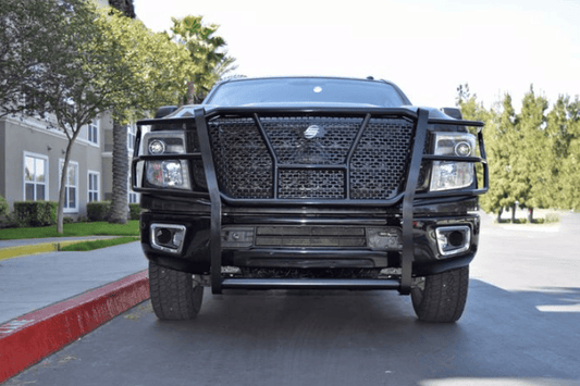 Steelcraft HD grille guard 50-4080C for 2016–2024 Nissan Titan XD truck