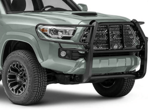 Steelcraft truck grille guard 50-3420C for 2016–2023 Toyota Tacoma, heavy-duty steel HD grille guard for rugged front-end protection.