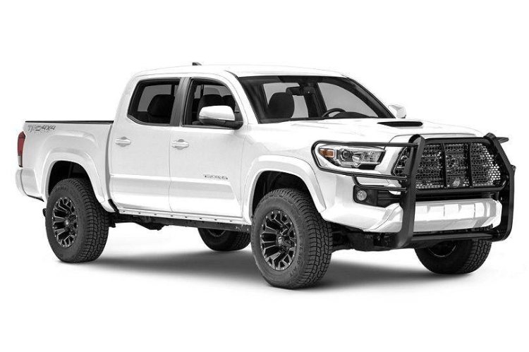 Steelcraft truck grille guard 50-3420C for 2016–2023 Toyota Tacoma, heavy-duty steel HD grille guard for rugged front-end protection.