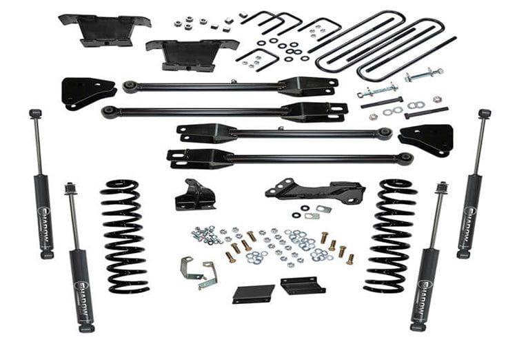 Superlift K236 2011-2016 Ford F250/F350 Super Duty 4" Diesel Lift Kit with 4-Link Conversion & SL Shocks
