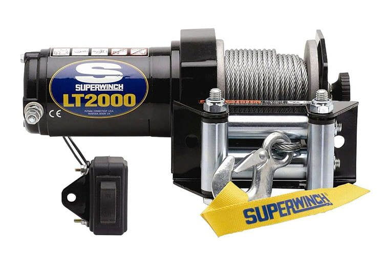 Superwinch 1120210 LT2000 12V 2100 Steel Wire Rope Winch