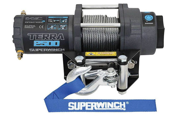 Superwinch 1125260 Terra 2500 Powersports Steel Wire Rope Winch