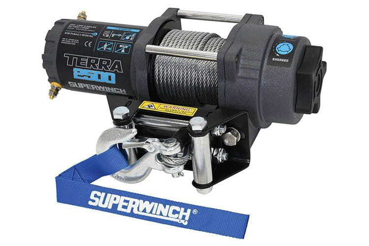 Superwinch 1125260 Terra 2500 Powersports Steel Wire Rope Winch