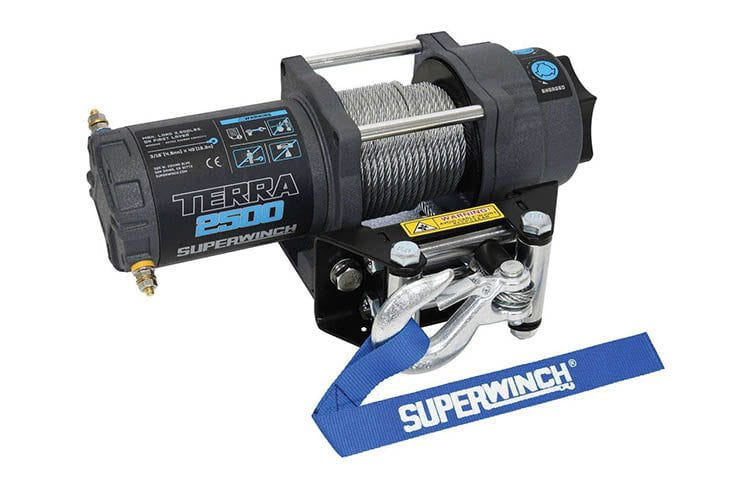 Superwinch 1125260 Terra 2500 Powersports Steel Wire Rope Winch