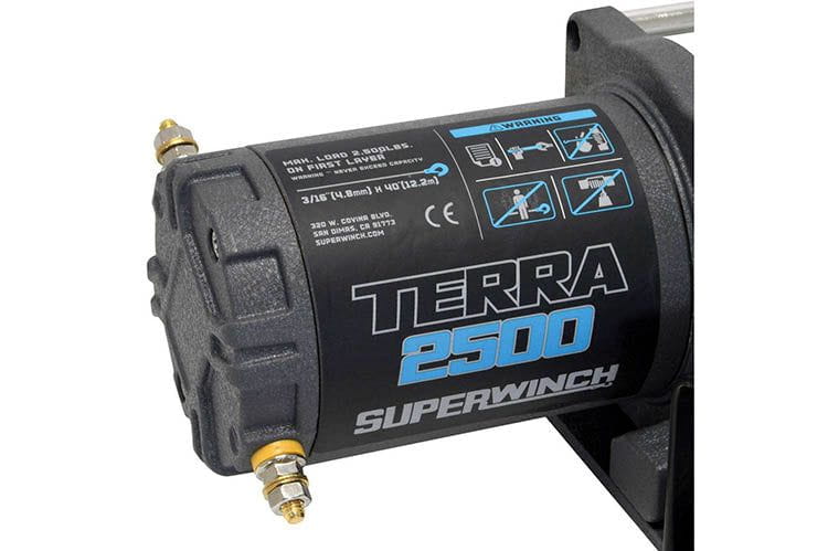 Superwinch 1125260 Terra 2500 Powersports Steel Wire Rope Winch