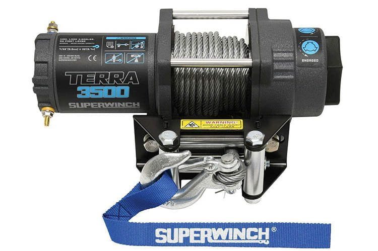 Superwinch 1135260 Terra 3500 Powersports Steel Wire Rope Winch
