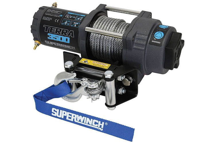 Superwinch 1135260 Terra 3500 Powersports Steel Wire Rope Winch