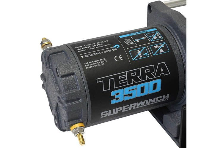 Superwinch 1135260 Terra 3500 Powersports Steel Wire Rope Winch