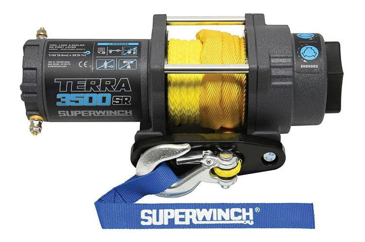 Superwinch 1135270 Terra 3500SR Powersports Synthetic Rope Winch