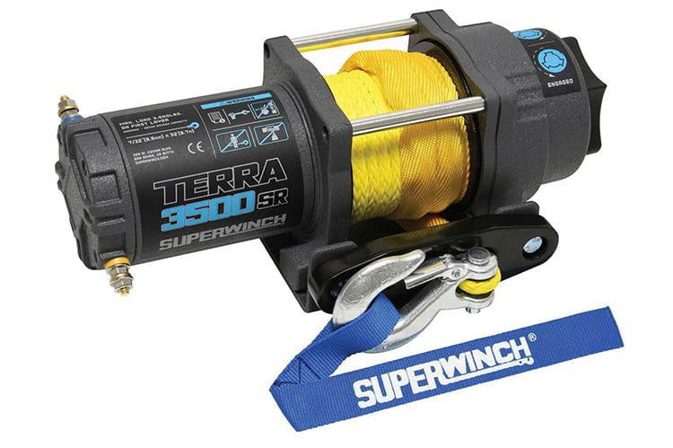 Superwinch 1135270 Terra 3500SR Powersports Synthetic Rope Winch