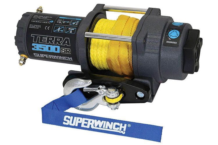 Superwinch 1135270 Terra 3500SR Powersports Synthetic Rope Winch
