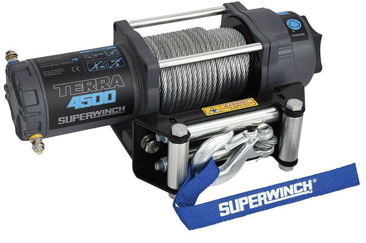 Superwinch 1145260 Terra 4500 Powersports Steel Wire Rope Winch